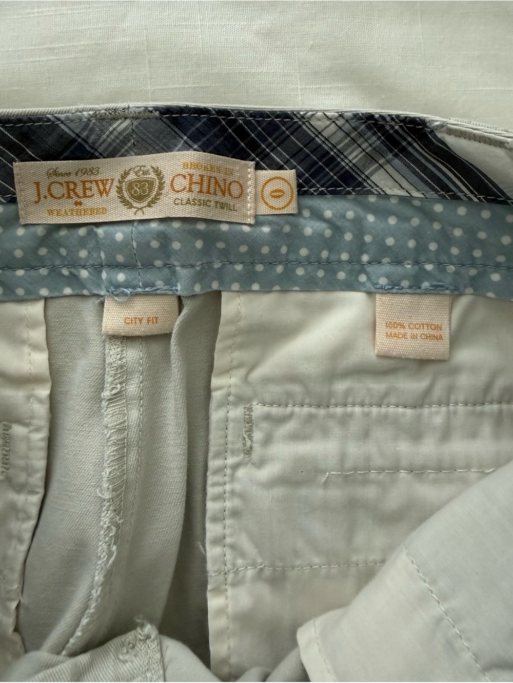 J Crew Women’s Classic Twill Cotton Chino Shorts Size 0 Lot of 2 - Picture 5 of 9